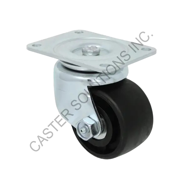 3" x 1-13/16" Swivel Plate Caster with IronMan™ Wheel
