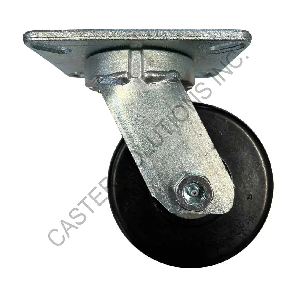 12" x 3" Swivel Plate Caster with Phenolic Wheel