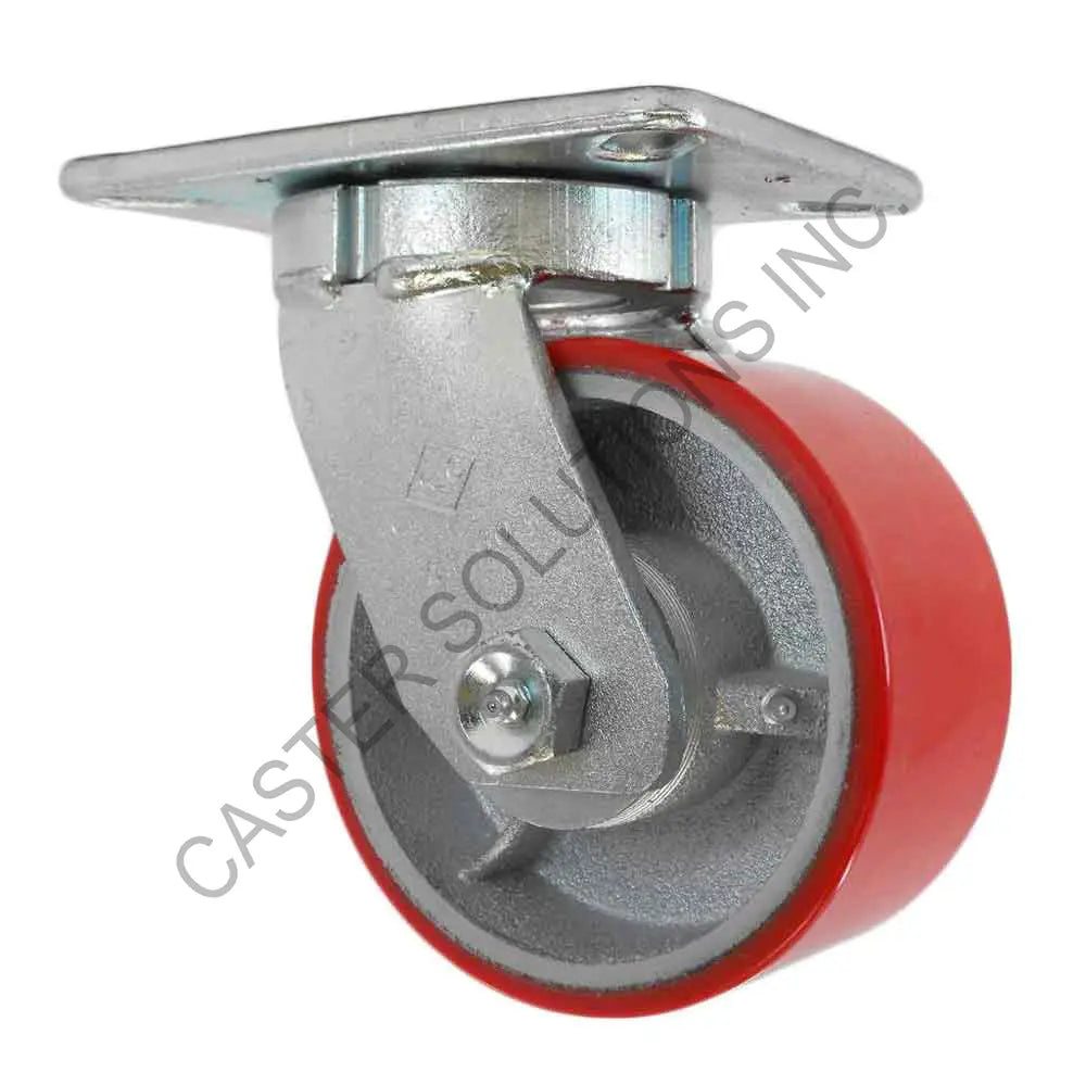12" x 3" Swivel Plate Caster with Polyon™ Wheel