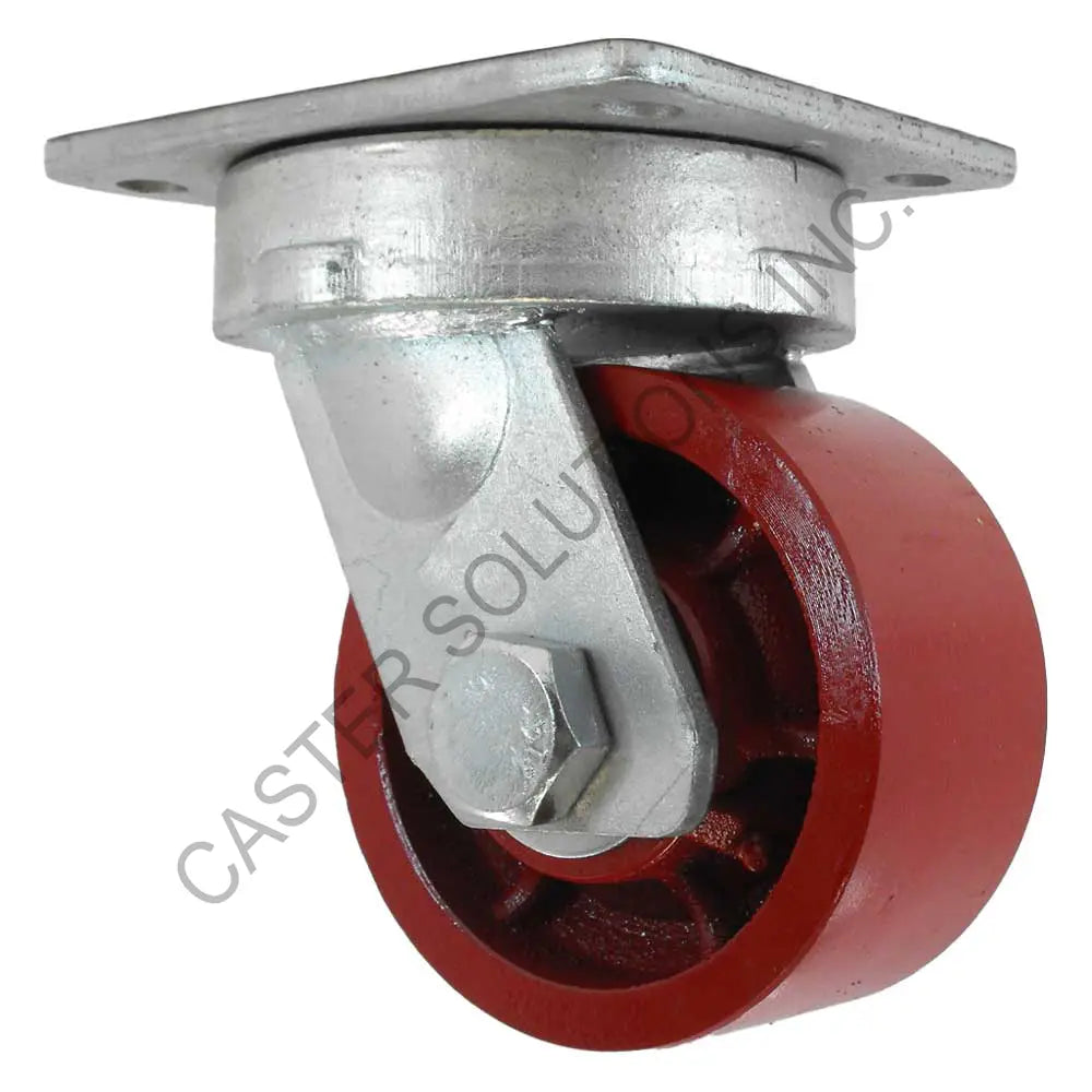 12" x 3" Swivel Plate Caster with Ductile Steel Wheel