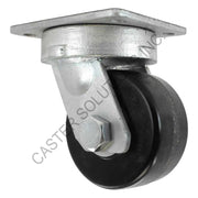 12" x 3" Swivel Plate Caster with Phenolic Wheel