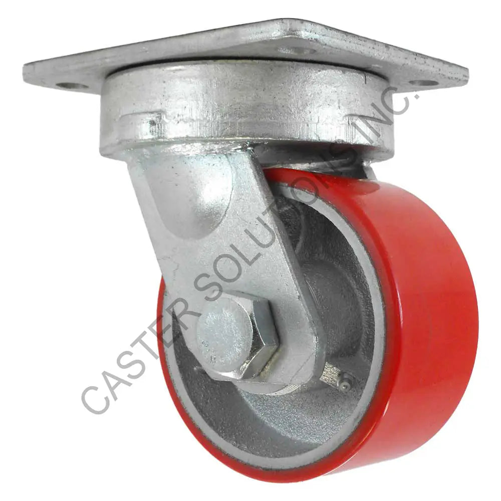 12" x 3" Swivel Plate Caster with Polyon™ Wheel