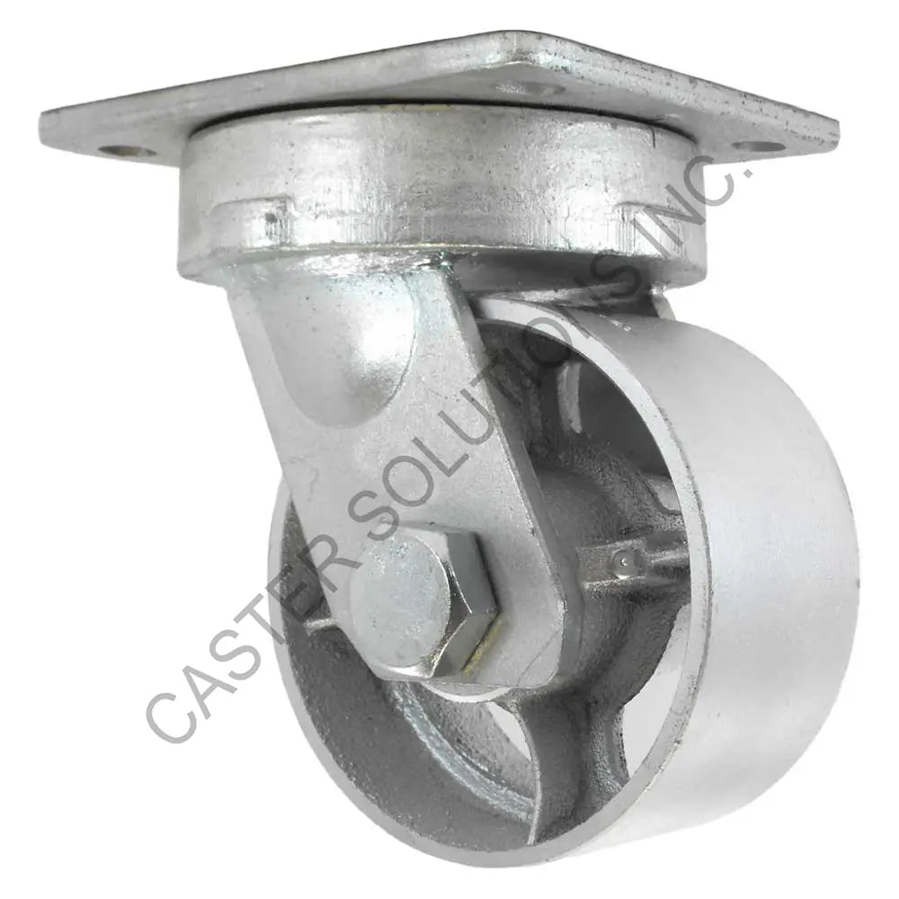 12" x 3" Swivel Plate Caster with Semi-Steel Wheel