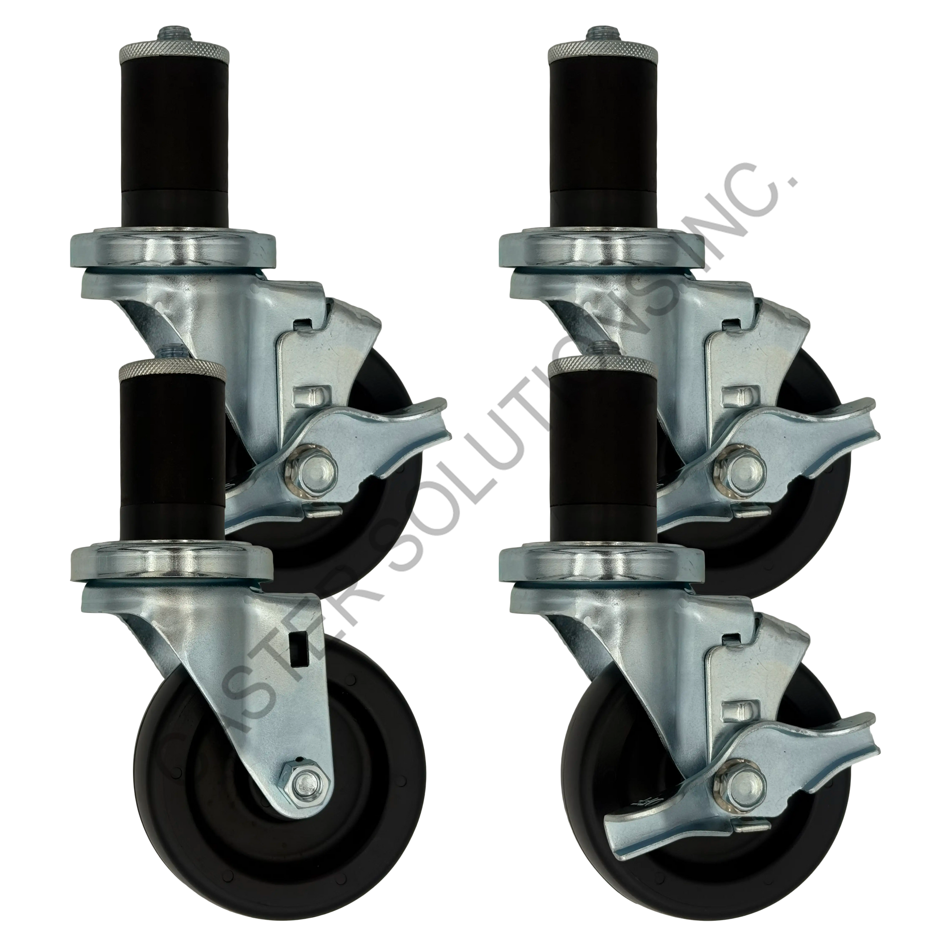 American Range A35104 Kit - (4) Swivel Stem Casters - (3) w/ Brake
