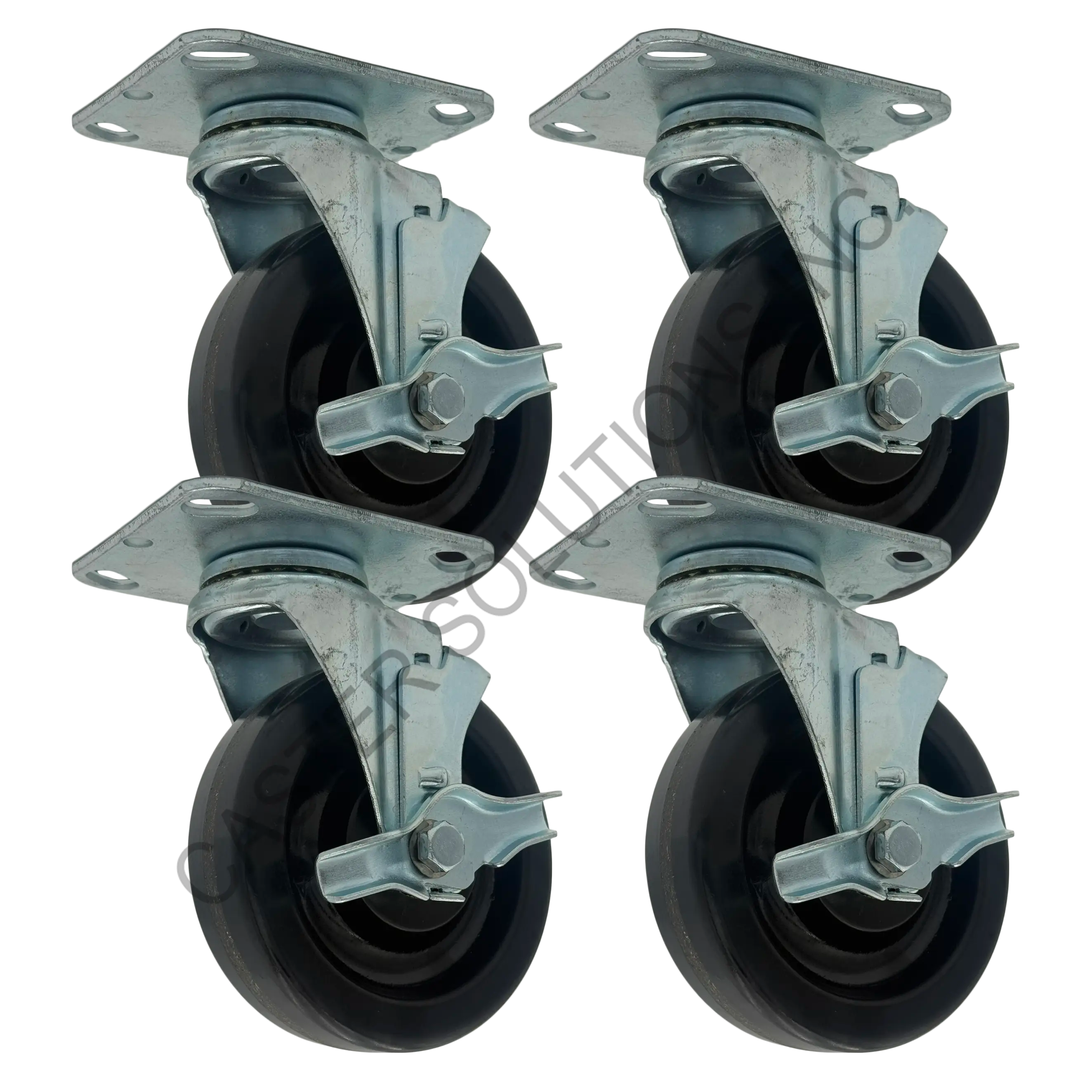 Traulsen CK1 Caster Kit · (4) Swivel Plate Casters w/ Brakes