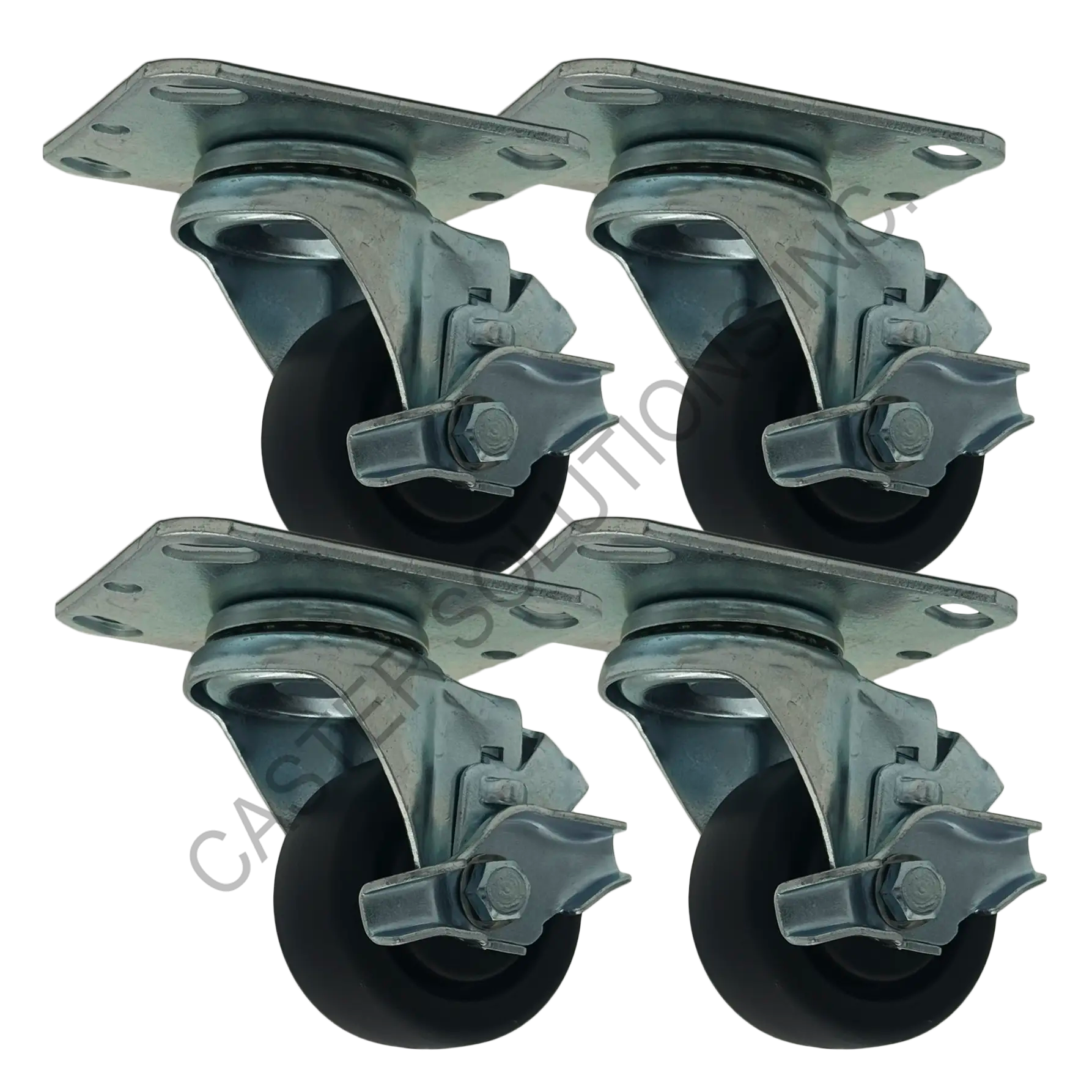 Traulsen CK9 Caster Kit · (4) Swivel Plate Casters w/ Brakes