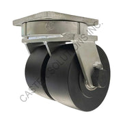 12" x 4" Swivel Plate Caster with IronMan™ Wheel