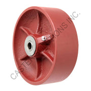 8" x 2" Crowned Ductile Steel Roller Bearing Wheel