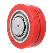 8" x 2" Dual Ergo Ball Bearing Wheel