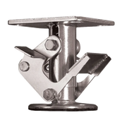 Stainless Steel Pedal Level Floor Lock - 9-1/2" Height