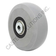 8" x 2" Ergolastomer™ Ball Bearing Wheel