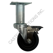Pitco PP10815 · Swivel Plate Caster w/ Brake - 9"