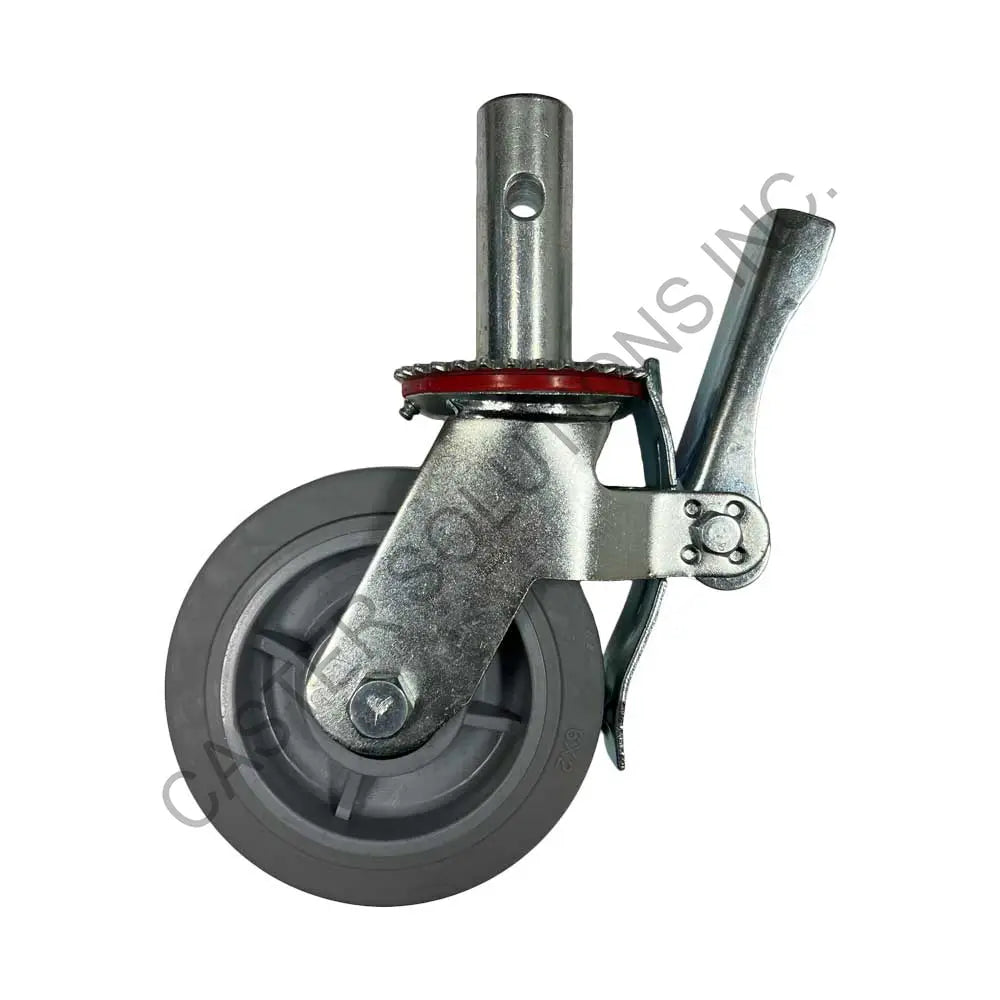 6" x 2" Total-locking Scaffold Stem Caster with Nomadic™ Wheel