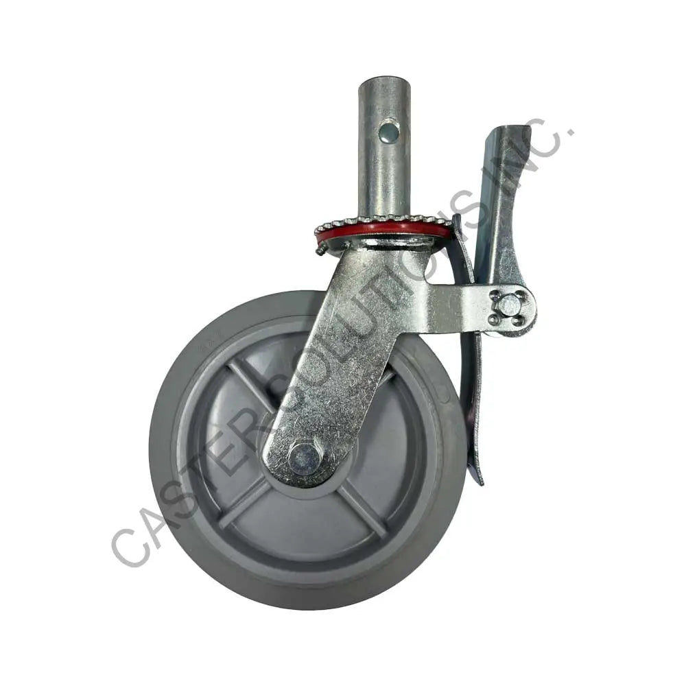 8" x 2" Total-locking Scaffold Stem Caster with Nomadic™ Wheel