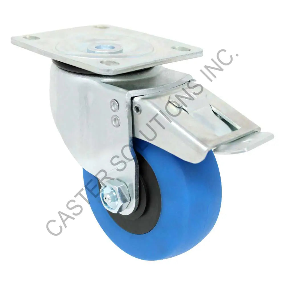 4" x 1-3/8" Total-locking Plate Case Caster with Roadie® Wheel