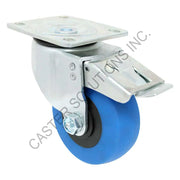 4" x 1-3/8" Total-locking Plate Case Caster with Roadie® Wheel