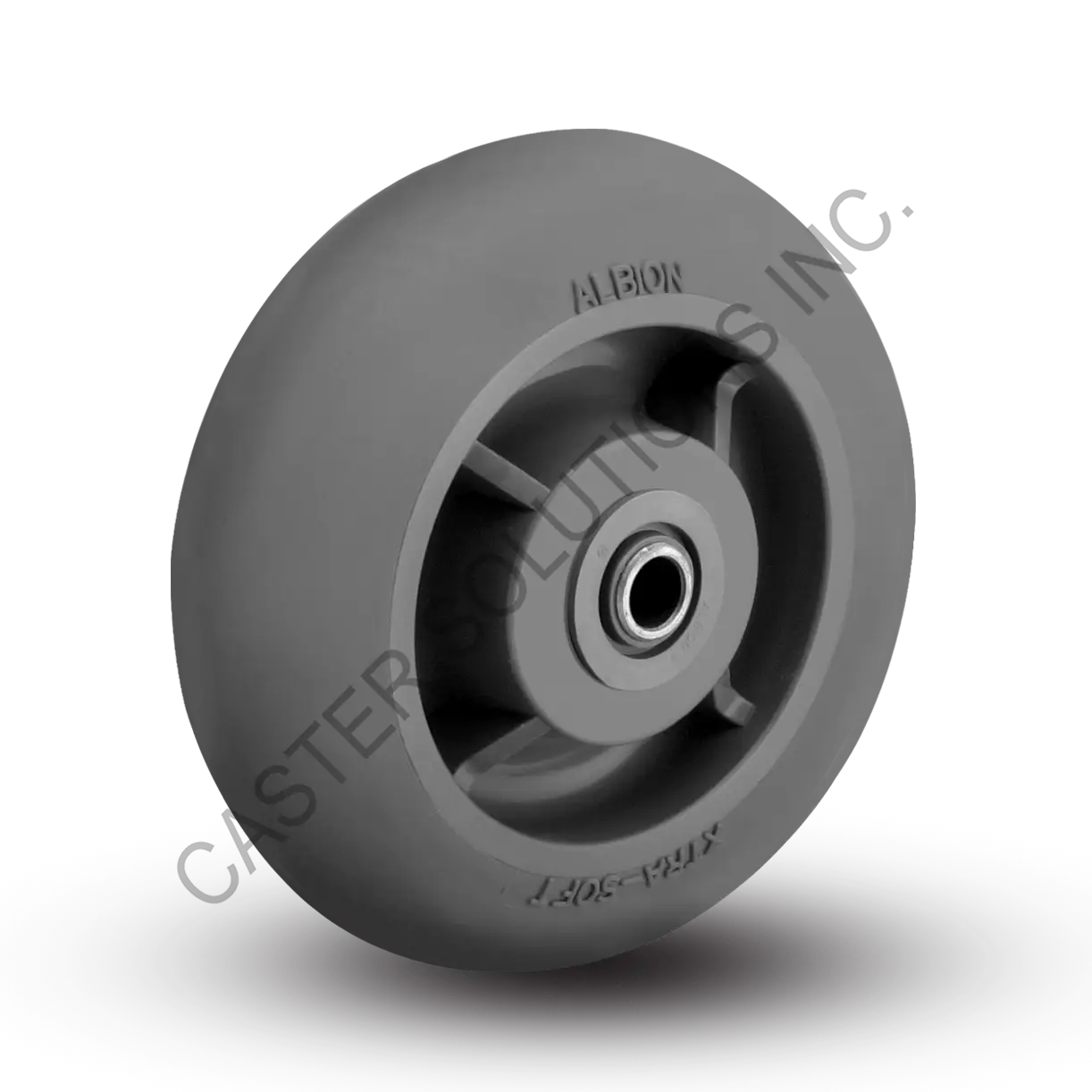 8" x 2" X-tra Soft Ball Bearing Wheel